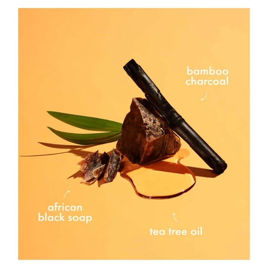 Shea Moisture African Black Soap Bamboo Charcoal Purification Masque 340g