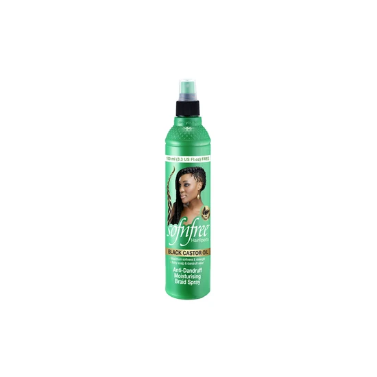 Sofn'Free Black Castor Oil Anti-Dandruff Moisturising Braid Spray 350ml