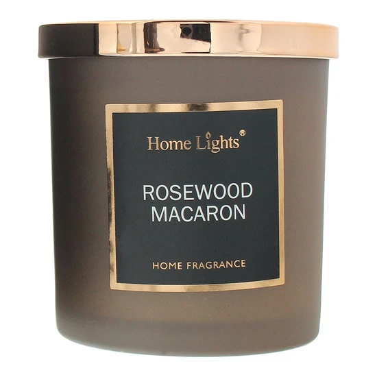 Home Lights Rosewood & Macaron Candle 215g