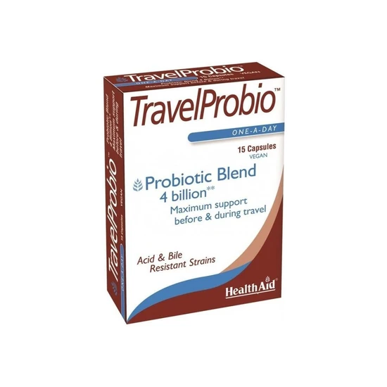 Health Aid Travel Probio Capsules 15 Capsules