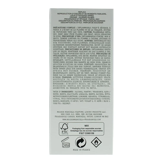Maison Margiela Replica Sailing Day Eau De Toilette 100ml