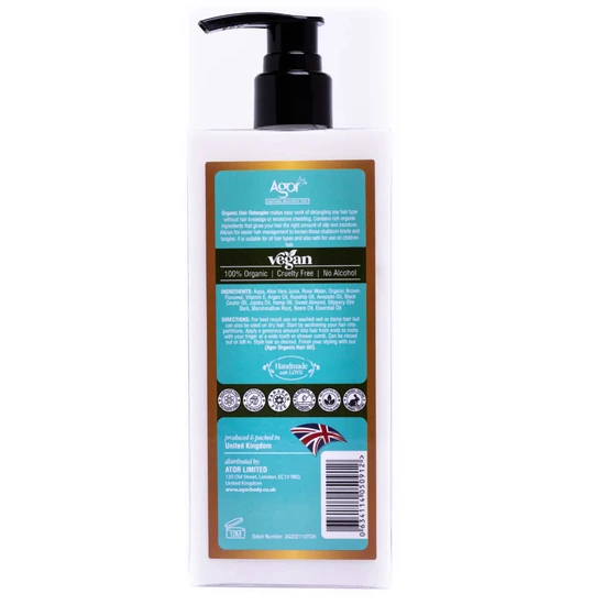 Agor Organic Hair Detangler No More Knots 300ml