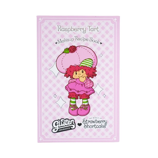 Glisten Cosmetics Raspberry Tart Palette Strawberry Shortcake X Glisten Cosmetics