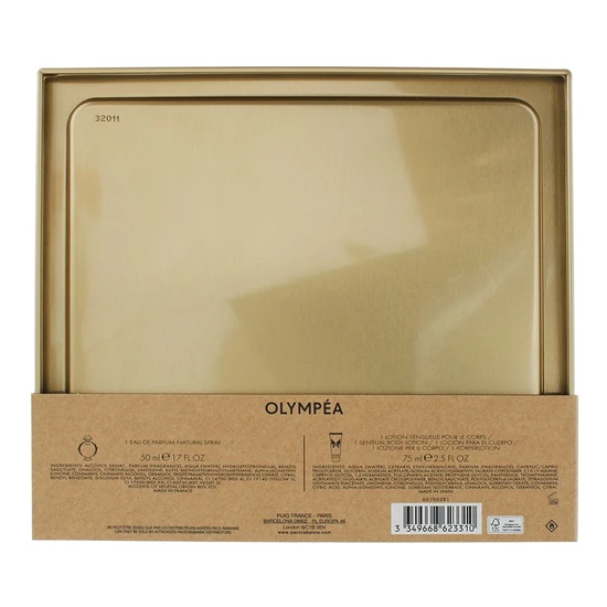 Paco Rabanne Olympea Eau De Parfum 50ml + Body Lotion 75ml Gift Set For Her 50ml