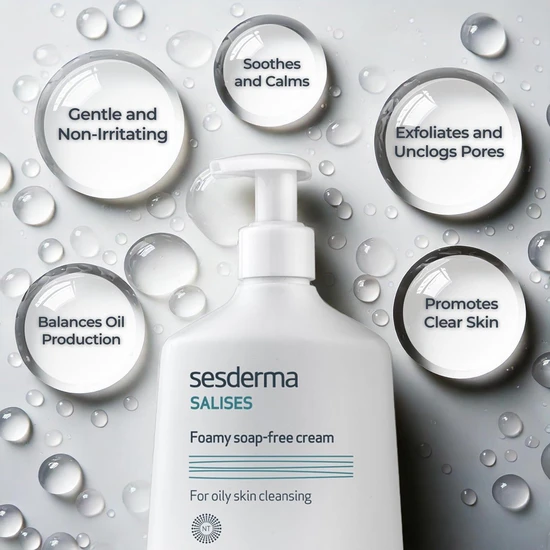 Sesderma Salises Foamy Soap Free Cream Acne 250ml