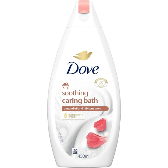Dove Almond & Hibiscus Soothing Caring Bath 450ml