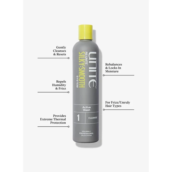 GO24.7 Re Unite Silky Smooth Active Wash 1 Cleanse Shampoo 300ml