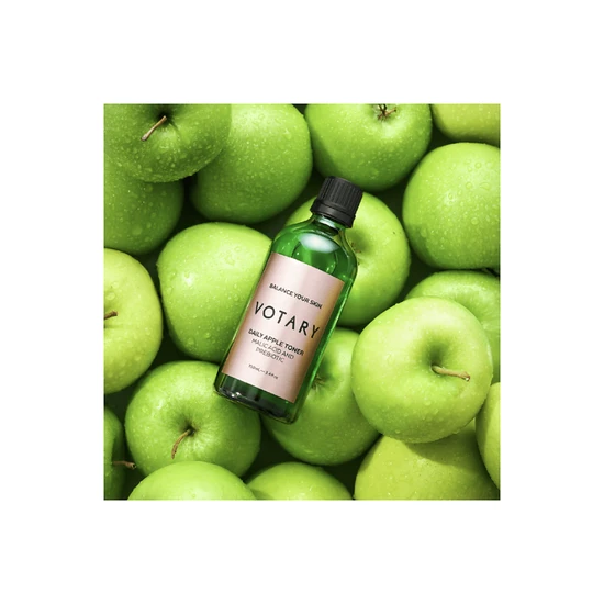 Votary Daily Apple Toner, Malic Acid & Prebiotic 100ml