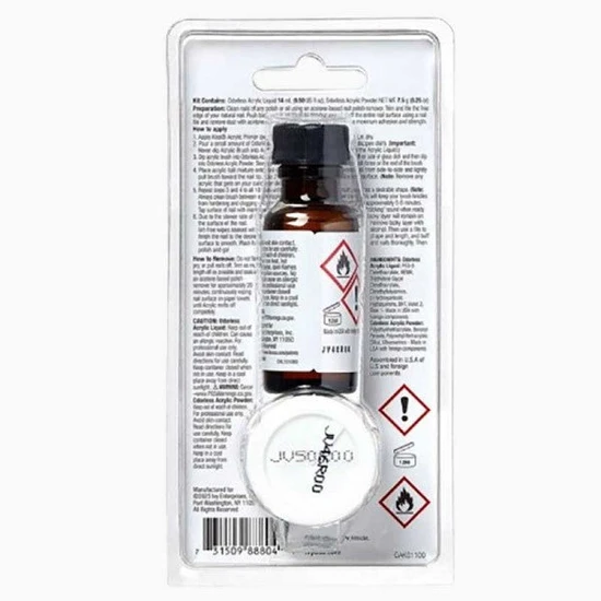 Kiss Gold Finger Odourless Acrylic System Clear OAK01