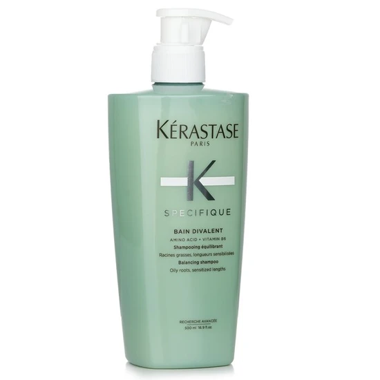 Kérastase Specifique Bain Divalent Balancing Shampoo Oily Roots, Sensitised Lengths 500ml