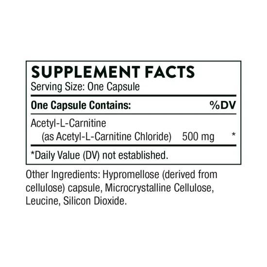 Thorne Acetyl-L-Carnitine Capsules 60 Capsules