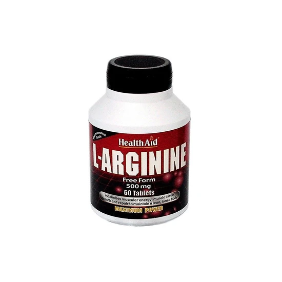 Health Aid L-Arginine 500mg Tablets 60 Tablets