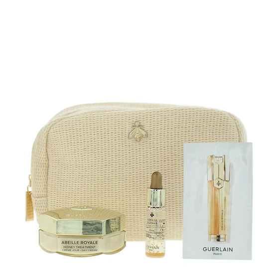 GUERLAIN Gift Set: Day Cream 50ml Water Oil Serum 5ml Renew & Repair Serum 7 x 0.6ml