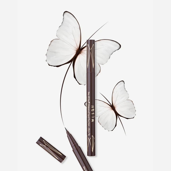 Stila Stay All Day Waterproof Liquid Eyeliner Micro Tip Dark Brown