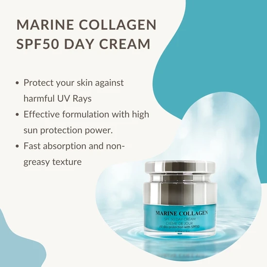 Erth Skin London Marine Collagen SPF 50 Day Cream 50ml