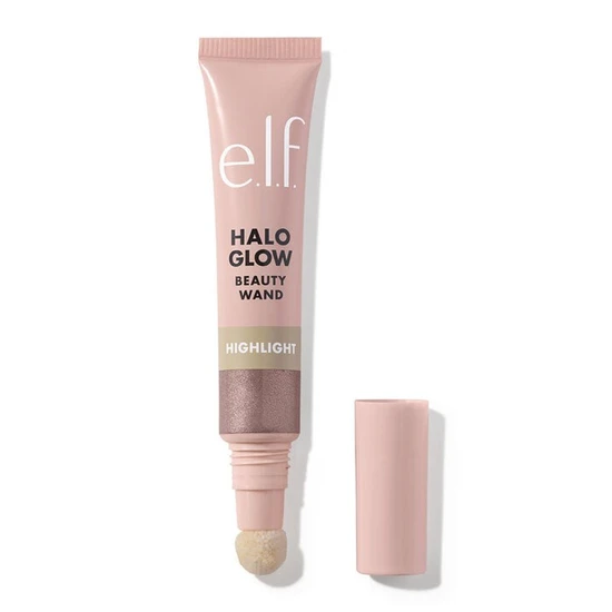 e.l.f. Halo Glow Highlight Beauty Wand Champagne Campaign