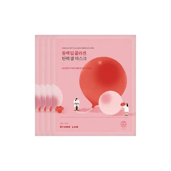 Round Lab Camellia Deep Collagen Firming Gel Mask 1 sheet