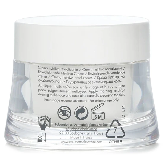 Avène Revitalising Nourishing Cream For Dry Sensitive Skin 50ml