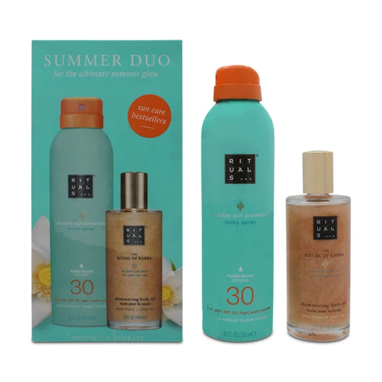 Rituals The Ritual Of Karma Sun Spray 200ml SPF 30 Body Oil 100ml Set