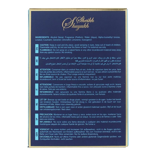 Lattafa Sheikh Al Shuyukh Supreme Eau De Parfum 100ml