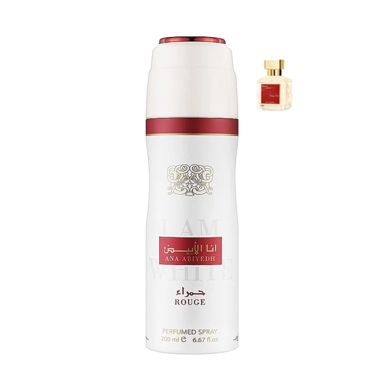 Lattafa Ana Abiyedh Rouge Perfumed Body Spray 200ml