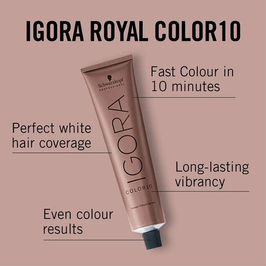 Schwarzkopf Igora Colour Permanent 10 Minute Colour Creme 3-0 Dark Brown Natural