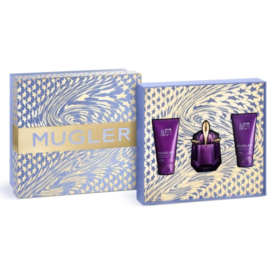 Mugler Alien Gift Set 30ml EDP, 50ml Shower Gel & 50ml Perfumed Body Lotion