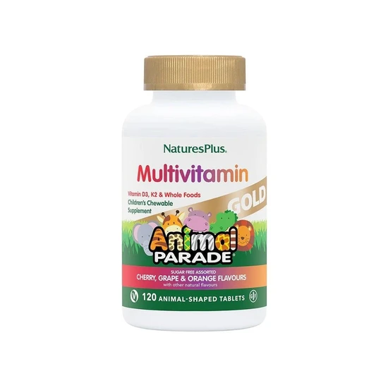 Nature's Plus Animal Parade Gold Chewable Multi Assorted Flavours 120