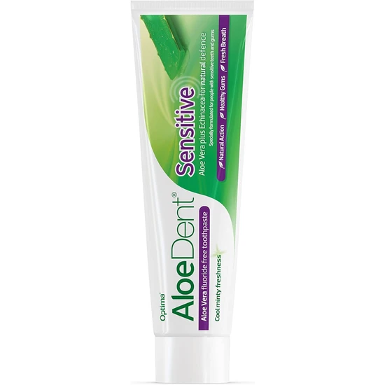 Aloe Dent Sensitive Aloe Vera Fluoride Free Toothpaste 100ml