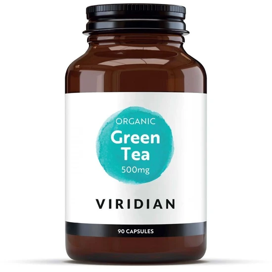Viridian Organic Green Tea Leaf Veg Capsules 500mg x 90