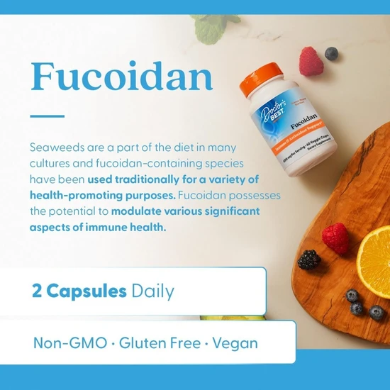 Doctor's Best Fucoidan 70% 300mg Vegicaps 60 Vegicaps