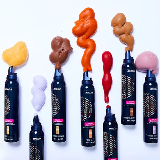 Indola Colour Style Temporary Colouring Mousse Light Brown Hazel