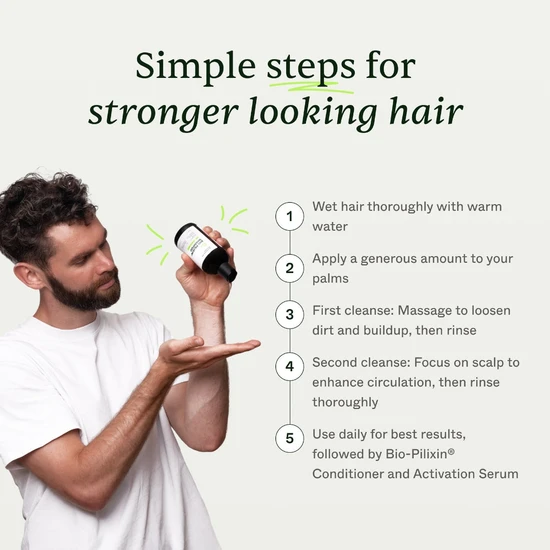 Scandinavian Biolabs Hair Strength Shampoo For Men 250ml
