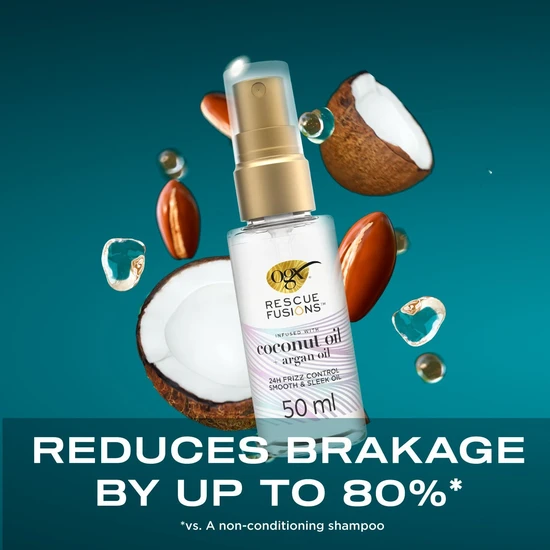 OGX® Rescue Fusions 24h Frizz Control Smooth & Sleek Oil 50ml