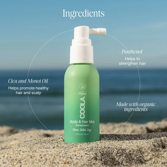 Coola Scalp & Hair Mist Sunscreen SPF 30 60ml