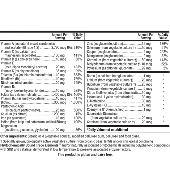 Biotics Research Bio-Multi Plus Tablets 270 Tablets