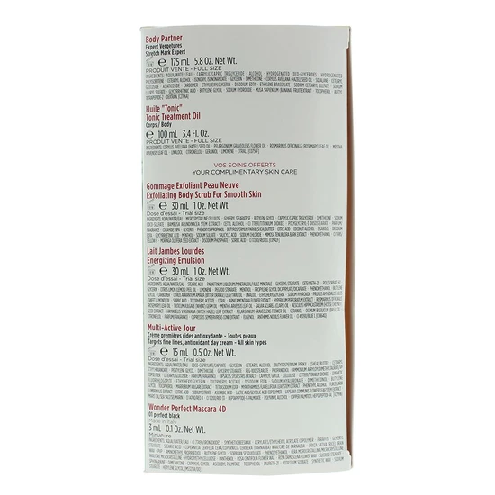 Clarins Beautiful Beginnings Gift Set 175ml Stretch Mark Expert + 30ml Exfoliating Body Scrub + 15ml Multi-Active Day Cream