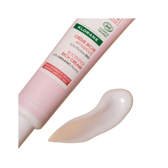 Klorane Organic Peony Soothing Rich Cream 40ml