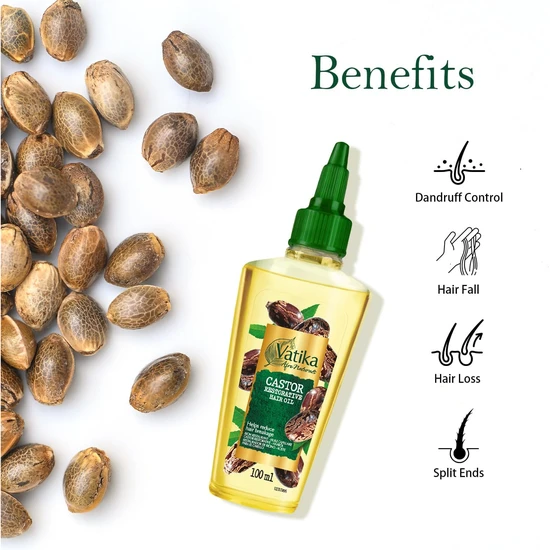 Dabur Afro Naturals Castor Restorative Hair Oil 100ml