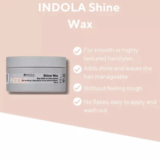 Indola Professional Vegan Shine Wax 100ml