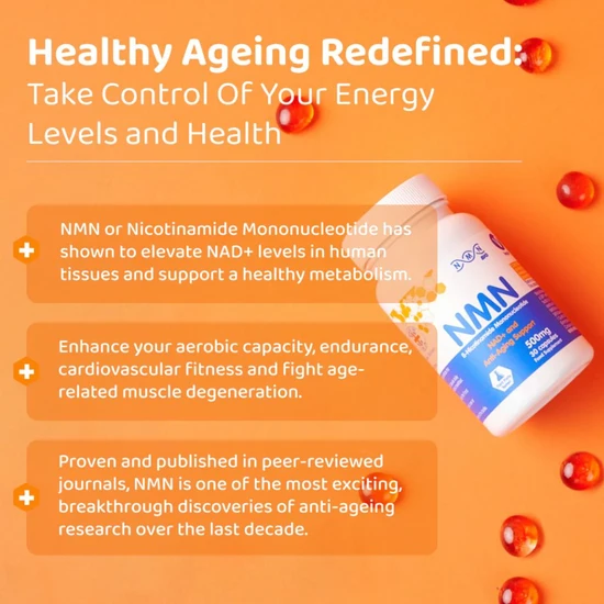 NMN Bio NMN 500mg Capsules 30 Capsules