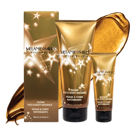 Melanie Mills Hollywood Gleam Body Radiance Deep Gold
