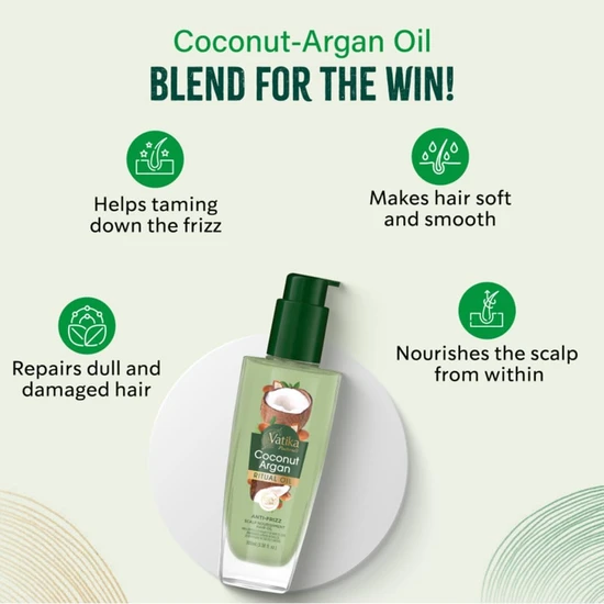 Dabur Vatika Naturals Coconut Argan Ritual Oil 100ml