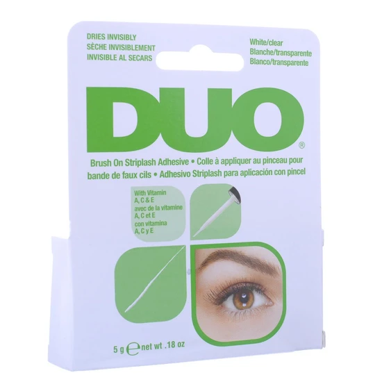 DUO Brush On Striplash Adhesive White/Clear
