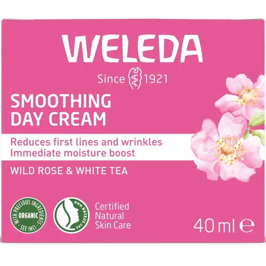 Weleda Smoothing Day Face Cream With Wild Rose & White Tea 40ml