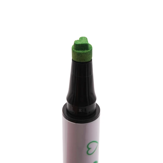 Glisten Cosmetics Green Spectra Pen Heart Stamp Liner