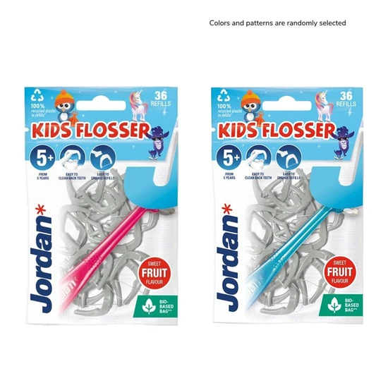 Jordan Kids Flosser + Replacement Head Refills 5+ Years 36