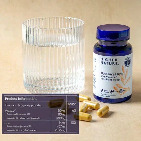 Higher Nature Gentle Iron Complex 60 Capsules