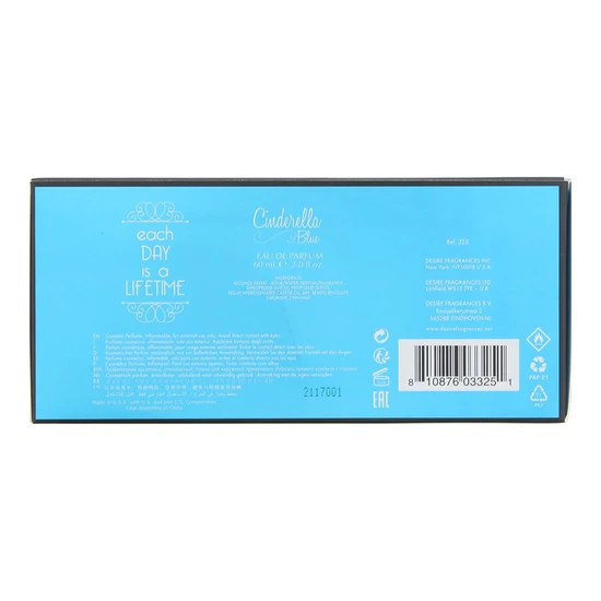 Disney Cinderella Blue Slipper Eau De Parfum 60ml