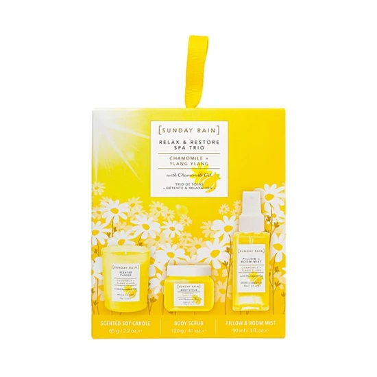 Sunday Rain Relax & Restore Trio Chamomile & Ylang Ylang